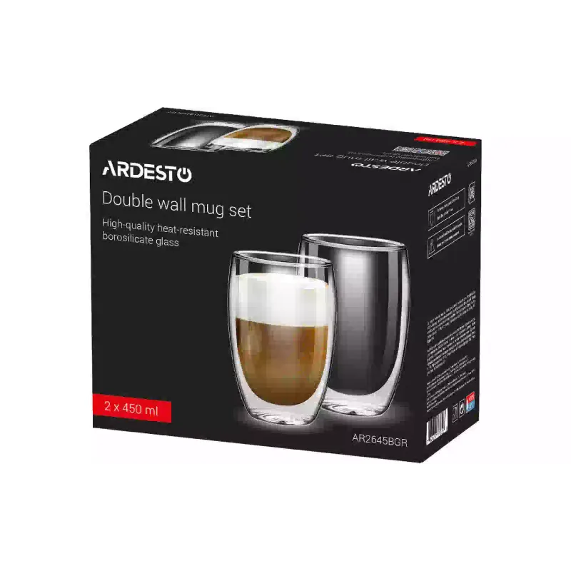 Taza Ardesto, Transparent (AR2645BGR)
