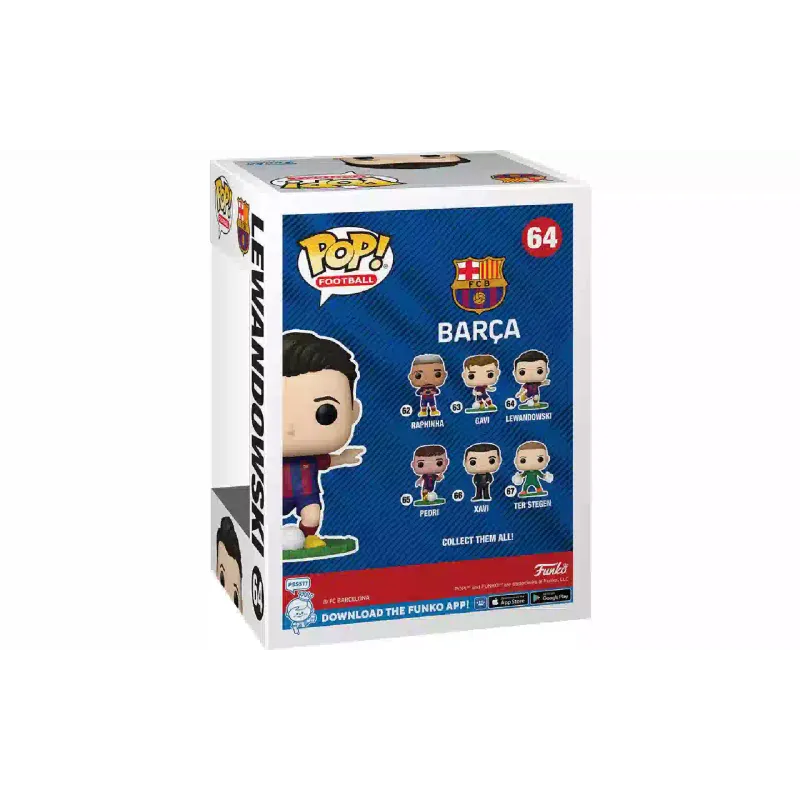 تمثال صغير Funko POP Football FC Barcelona Lewandowski (5908305247234)