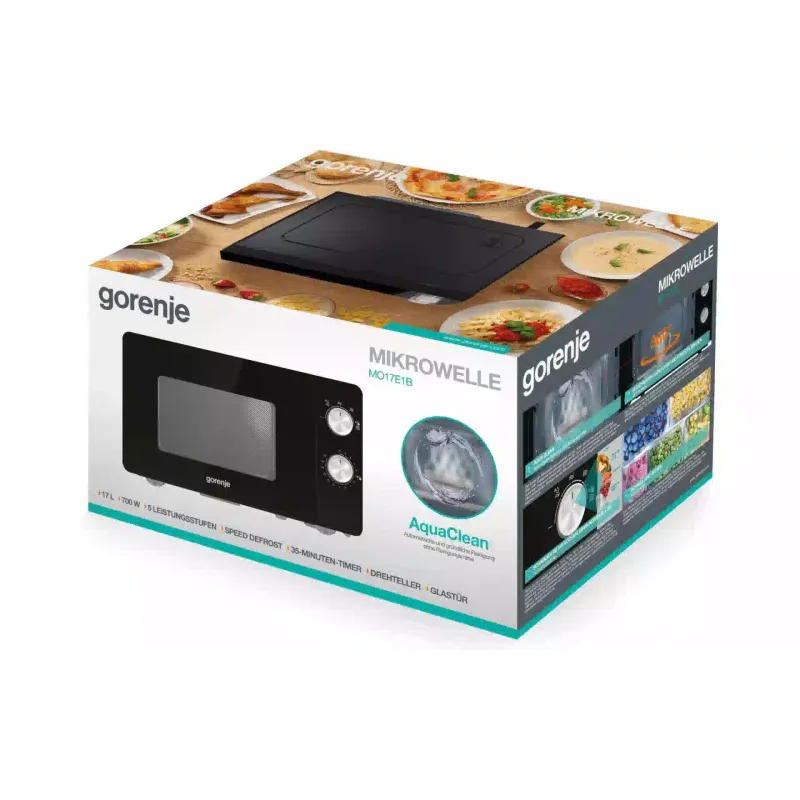 Forno de microondas Gorenje, Black (MO17E1B)