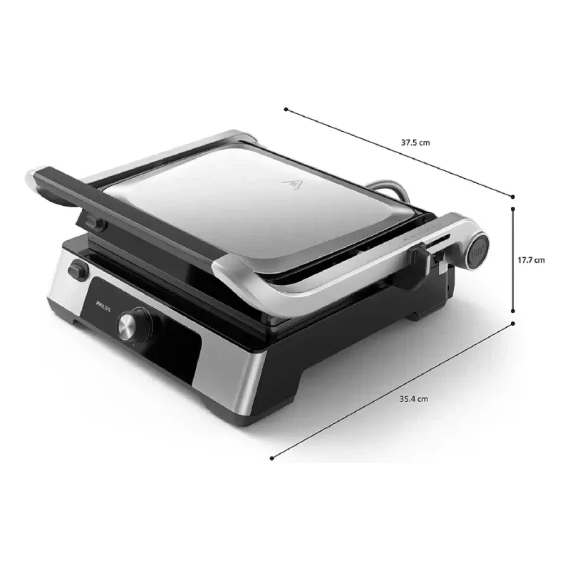 Гриль притискний Philips Series 5000 (HD6301/90), 2200 Вт