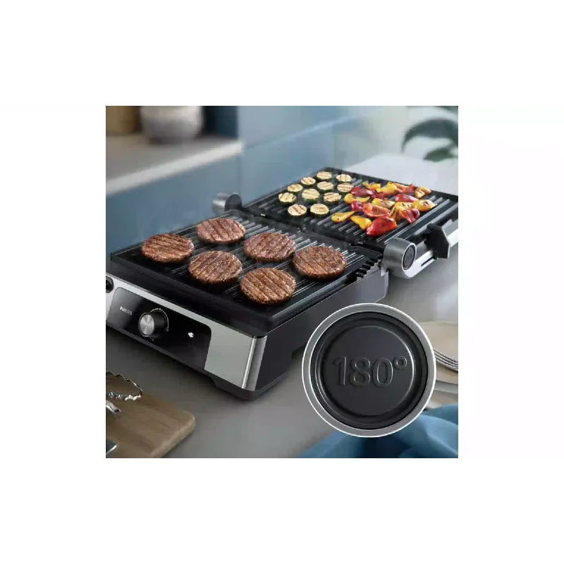 Гриль притискний Philips Series 5000 (HD6301/90), 2200 Вт