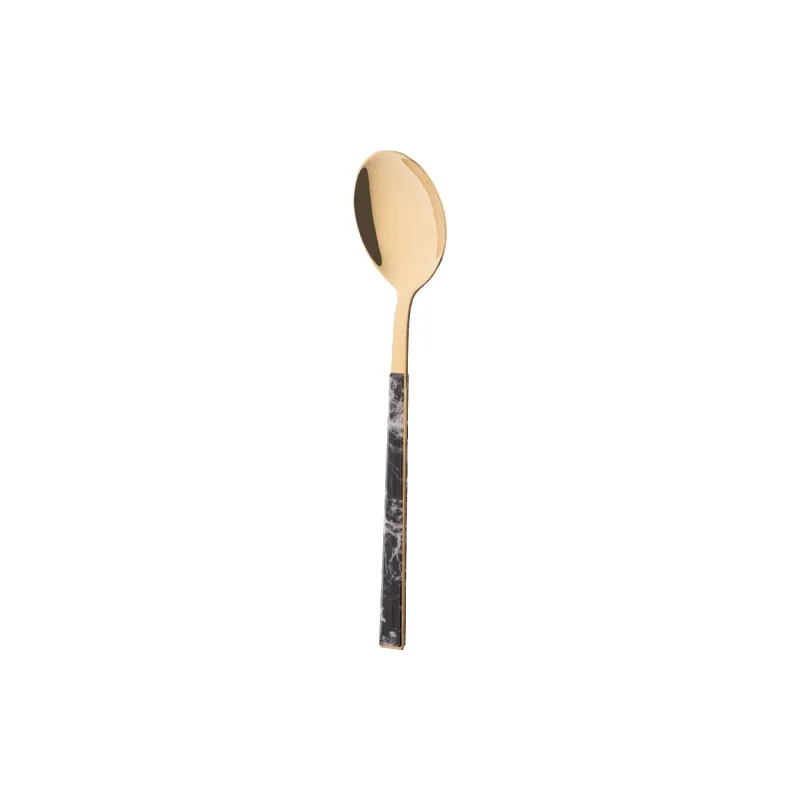 Conjunto de talheres Ardesto Gemini Marmo, Gold/Black (AR1916MBS)