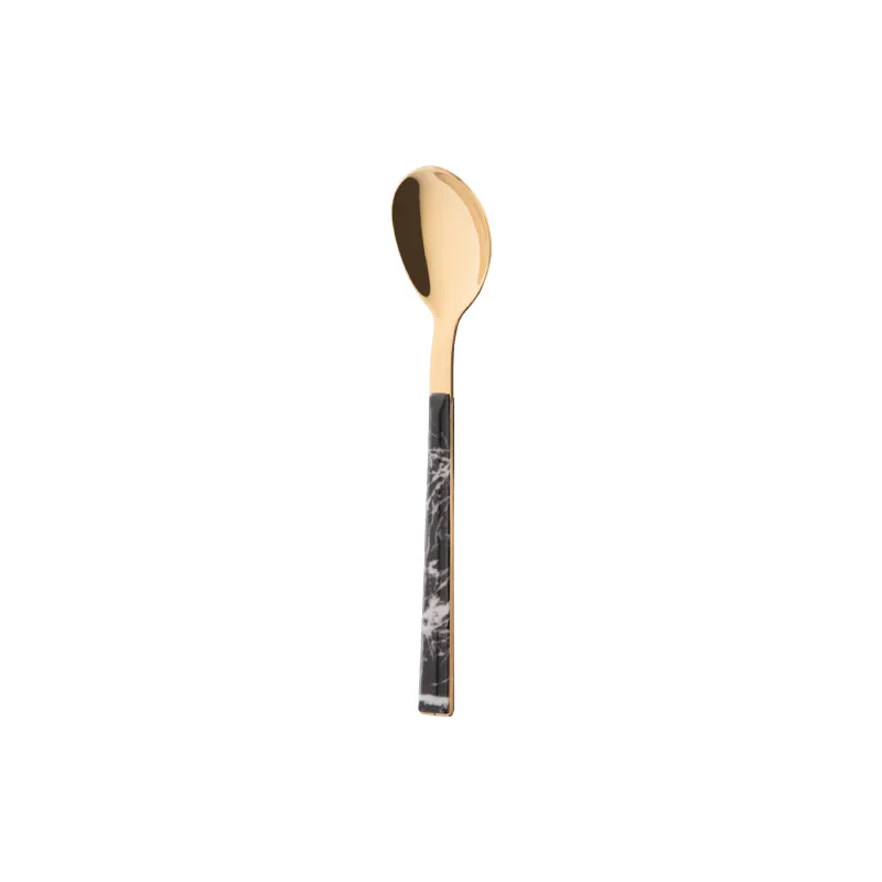 Conjunto de talheres Ardesto Gemini Marmo, Gold/Black (AR1916MBS)