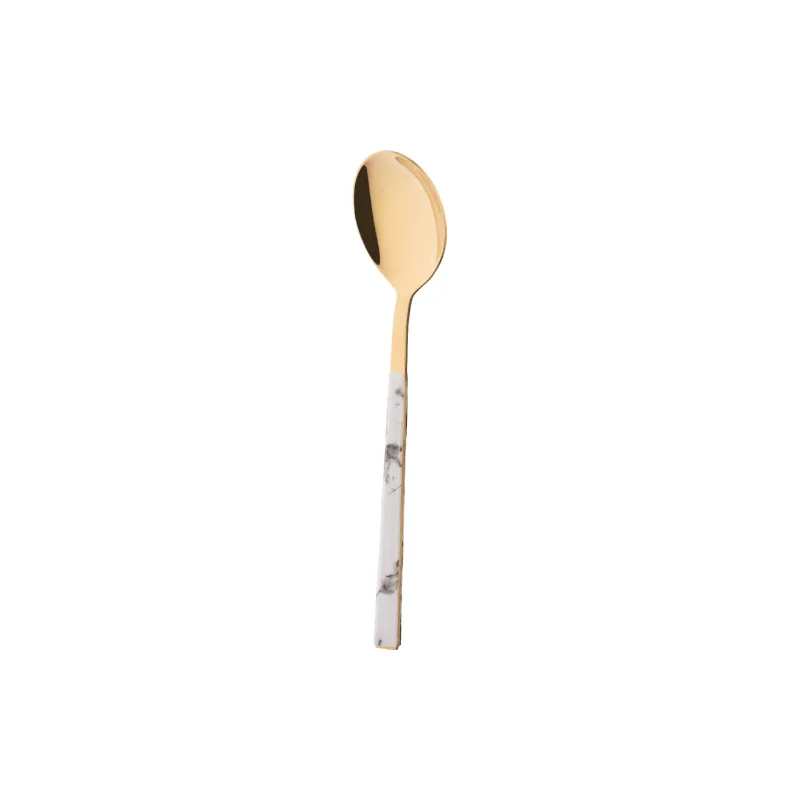 مجموعة أدوات المائدة Ardesto Gemini Marmo, Gold/White (AR1916MWS)