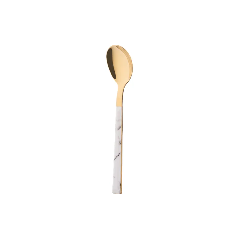 مجموعة أدوات المائدة Ardesto Gemini Marmo, Gold/White (AR1916MWS)