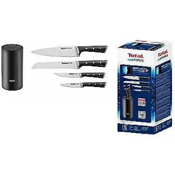 Комплект ножове Tefal Ice Force, Black (K2325S75)