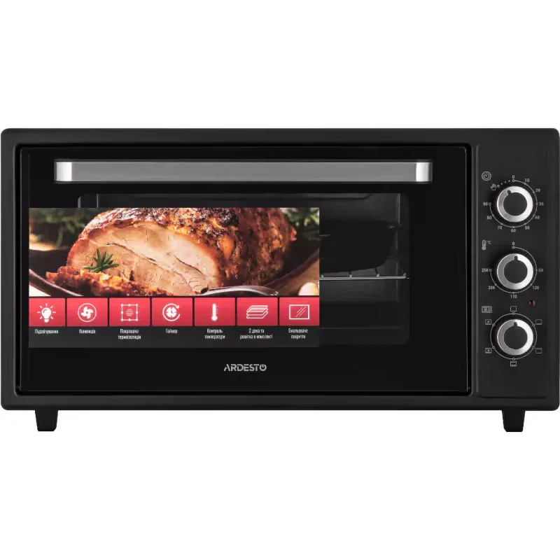 Ηλεκτρικός φούρνος Ardesto, Black (MEO-F48CB)