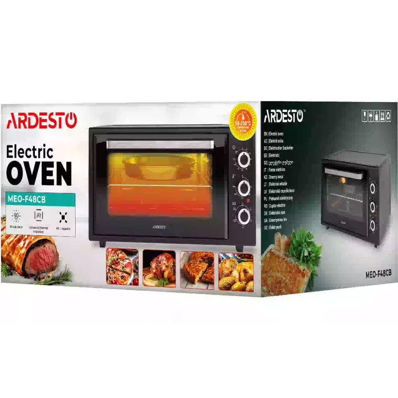 Ηλεκτρικός φούρνος Ardesto, Black (MEO-F48CB)