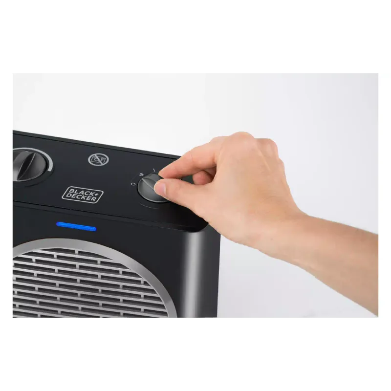 Aquecedor com ventilador Black+Decker, Black (BXSH2003E)