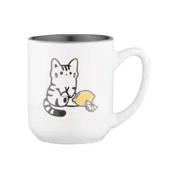Xícara Ardesto Cat, Gray (AR3055)