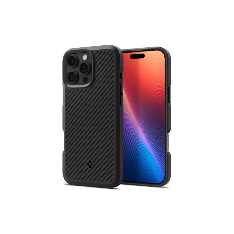 Чохол Spigen Core Armor (ACS08157), для Apple iPhone 16 Pro, Matte Black