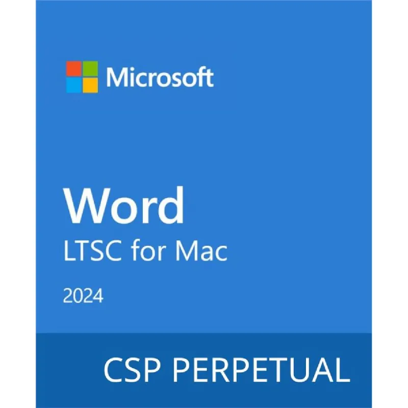 Софтуер Microsoft Word LTSC for Mac 2024 (DG7GMGF0PN40-0001)