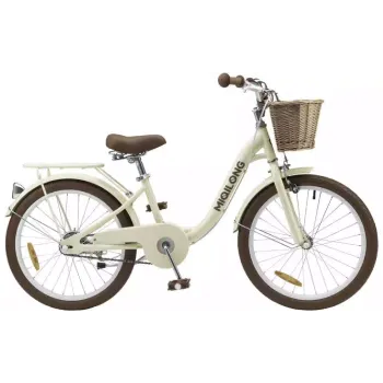 Bicicleta para niños Miqilong LS, Beige (RBB-LS20-BEIGE)