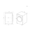 آلة التجفيف Haier, White (HD90-A3Q979U1-S)