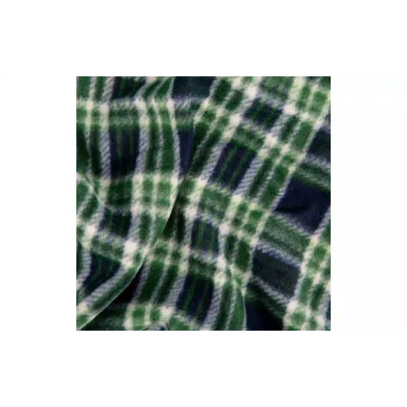 Плед Ardesto Christmas Fleece Клетка, Green (ART0718PB)