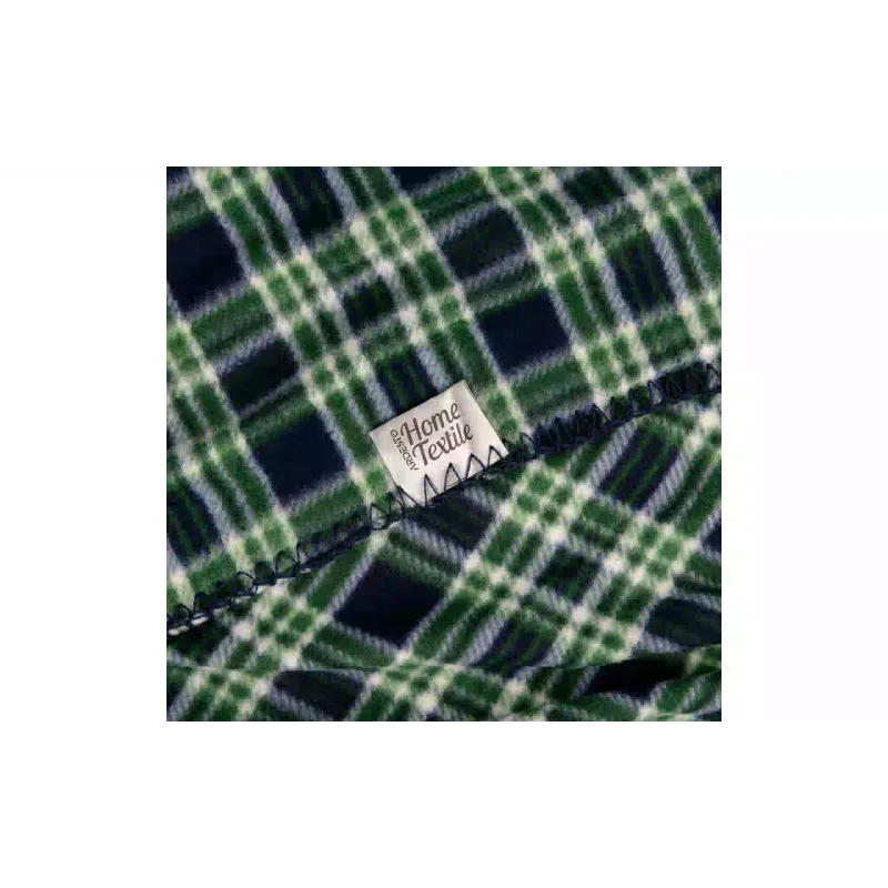 Плед Ardesto Christmas Fleece Клетка, Green (ART0718PB)