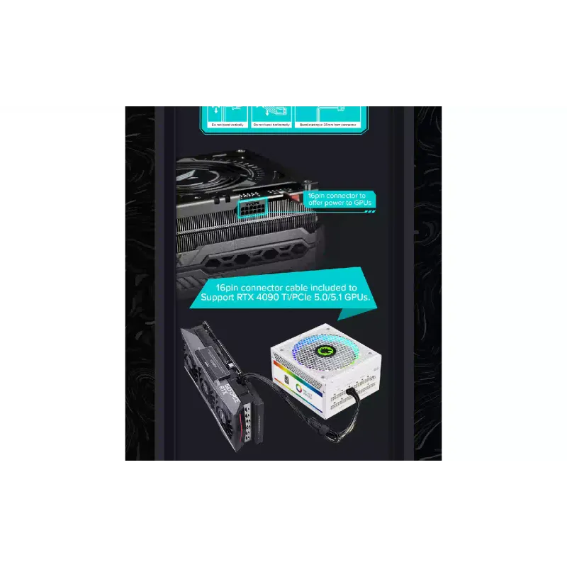 unidad de potencia Gamemax (RGB1300WH)