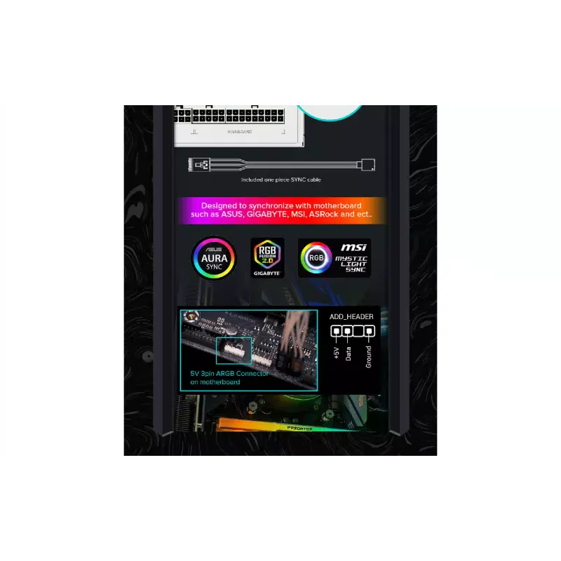 unidad de potencia Gamemax (RGB1300WH)