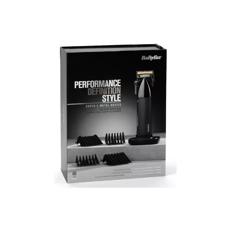 Hair clipper Babyliss Super-X Metal Series, Graphite (E991E)