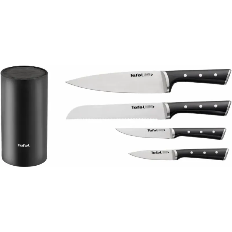 Conjunto de facas Tefal Ice Force, Black (K2325S75)
