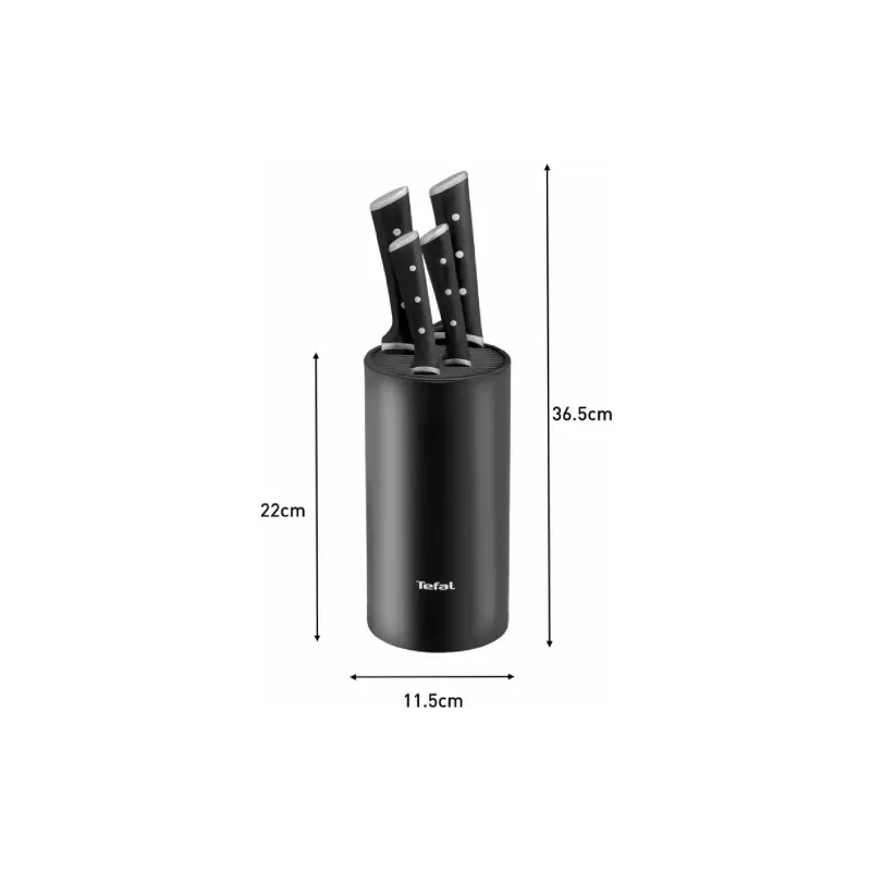 Conjunto de facas Tefal Ice Force, Black (K2325S75)