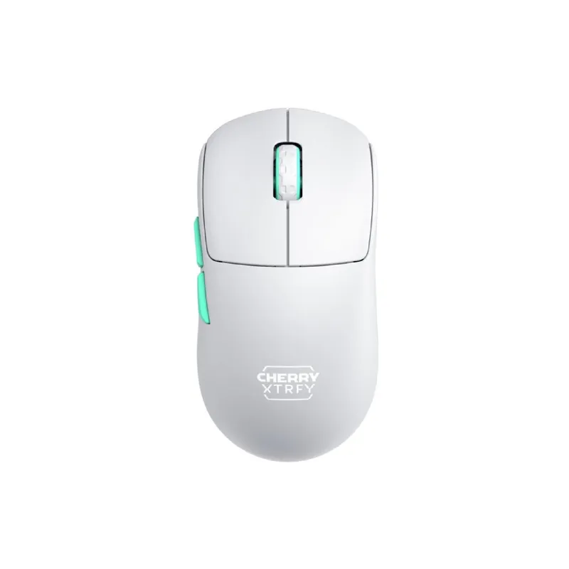 Ratón Cherry Xtrfy M68, White (CX-M68W-WHITE)