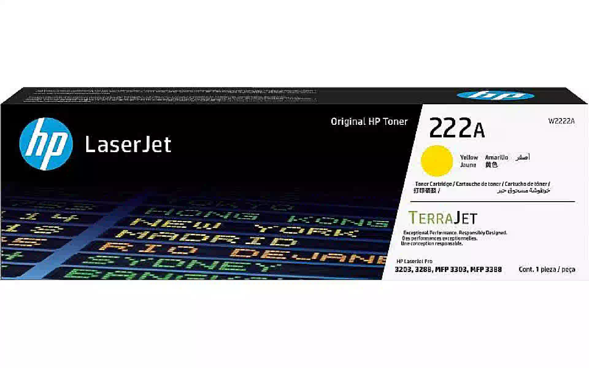 Cartridge HP Yellow HP 222A (W2222A) Cartridge HP Yellow HP 222A (W2222A)