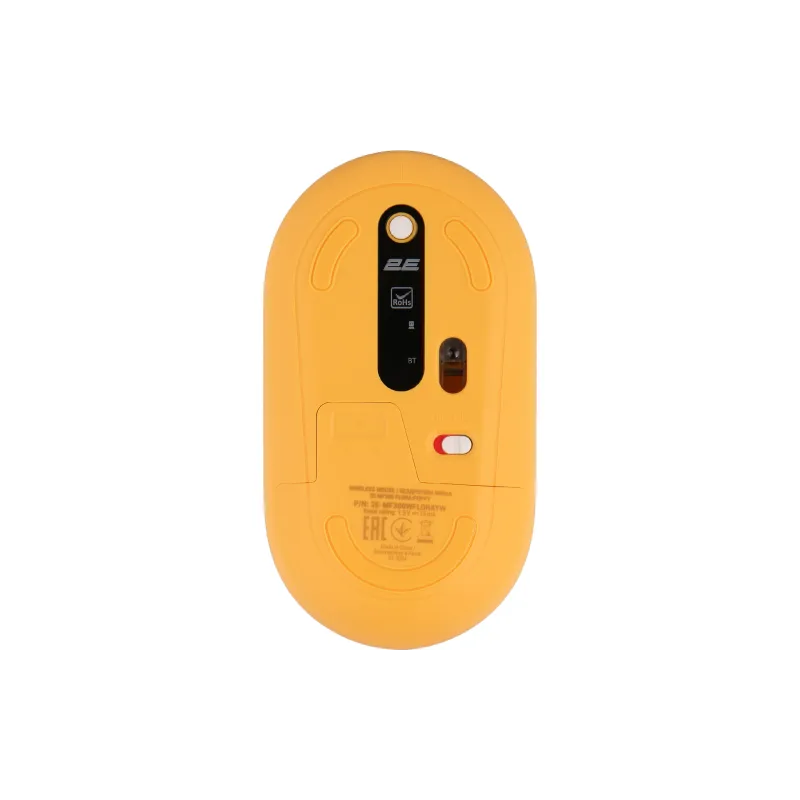 Ratón 2E MF300, Yellow (2E-MF300WFLORAYW)