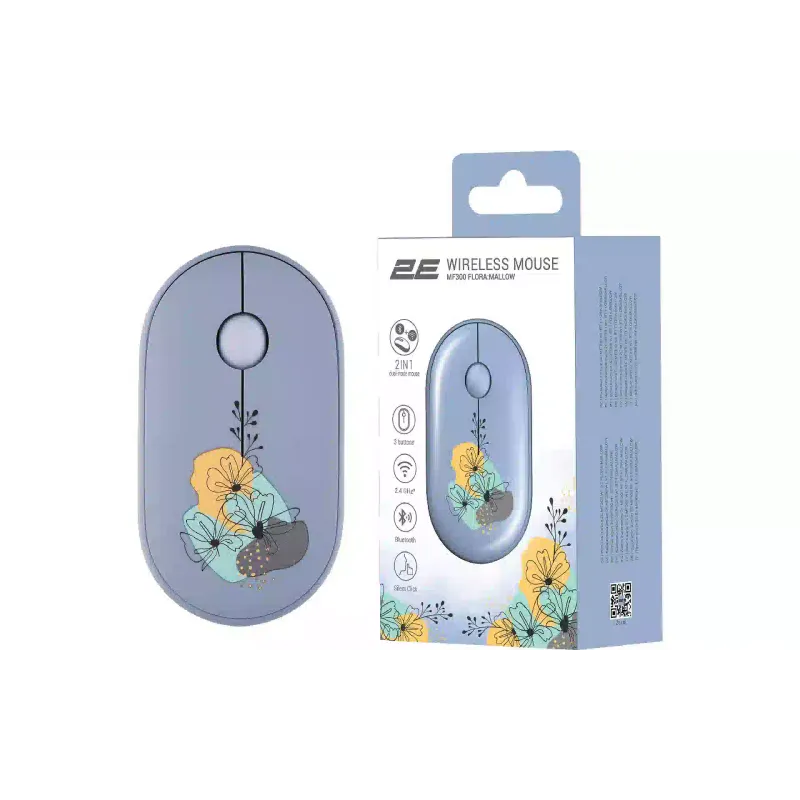 Mouse 2E  Blue MF300 (2E-MF300WFLORABL)