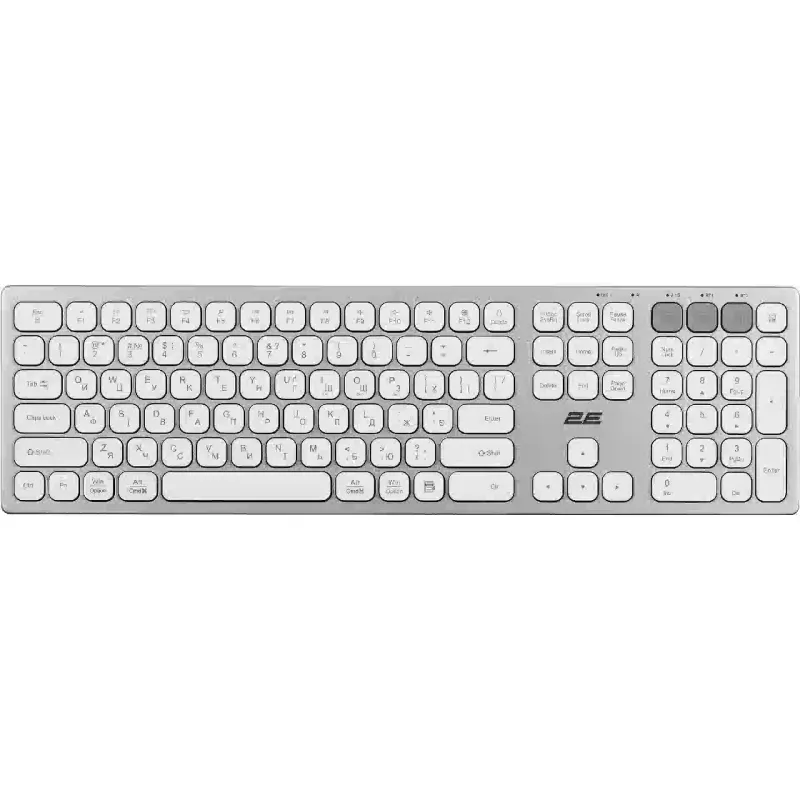Scissor keyboard 2E  White (2E-KS270WBWH_UA)