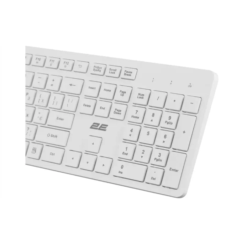 لوحة مفاتيح غشائية 2E, White (2E-KS260WWH_UA)