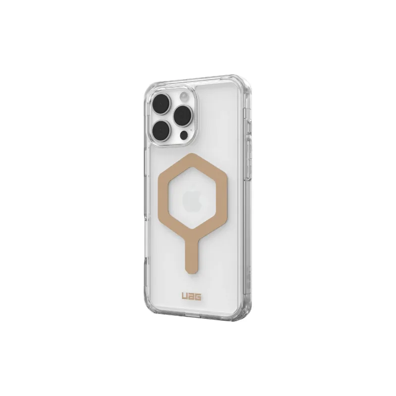 Чохол UAG Plyo MagSafe (114481114381), для Apple iPhone 16 Pro Max, Ice/Gold