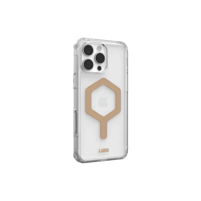 Чохол UAG Plyo MagSafe (114481114381), для Apple iPhone 16 Pro Max, Ice/Gold