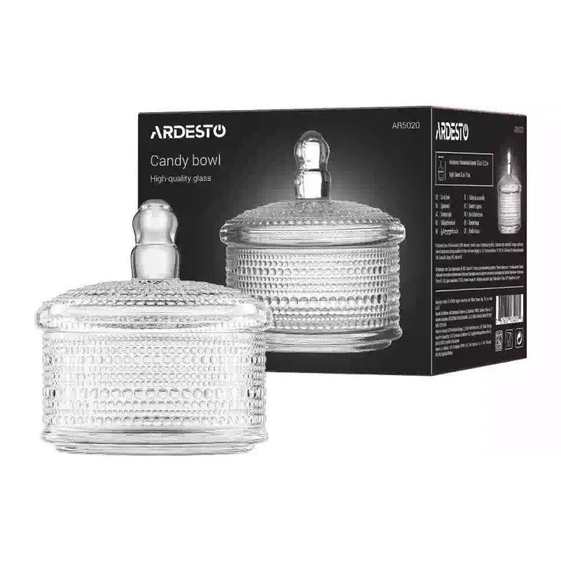 Tigela de doces Ardesto Verbena, Transparent (AR5020)