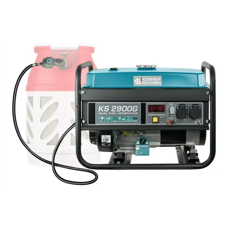 Генератор газо-бензиновый Konner&Sohnen, 2.9 кВт, 1 фаза, руч старт (KS 2900G)