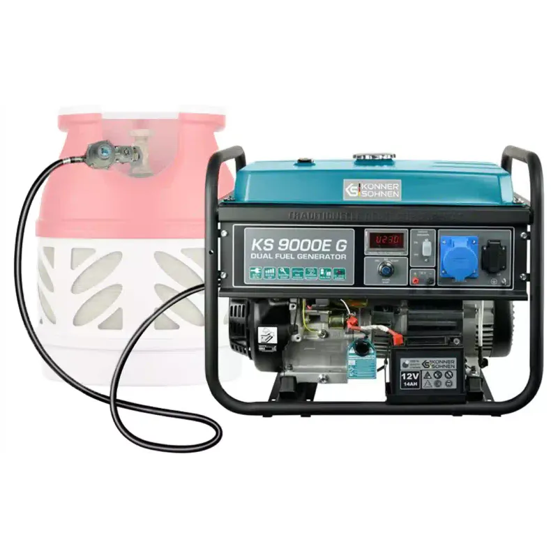Gas-petrol generator Konner&Sohnen (KS 9000E G), 6.5 kW