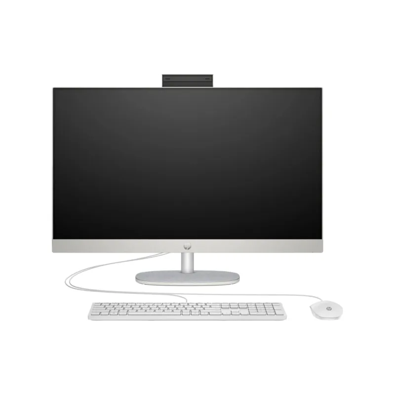Компьютер HP AIO 27" FHD/IPS 16Gb/512Gb/R5 7520U/UMA/DOS/Wi-Fi White (AR0N4EA)