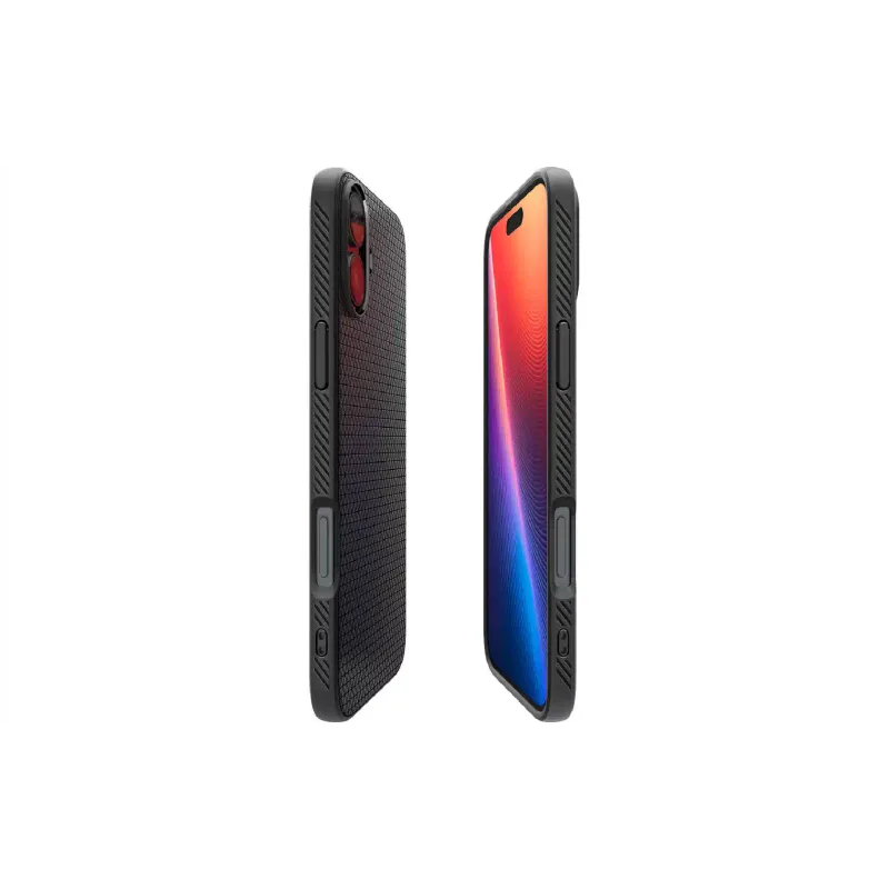 Чохол Spigen Liquid Air (ACS08066), для Apple iPhone 16 Plus, Matte Black
