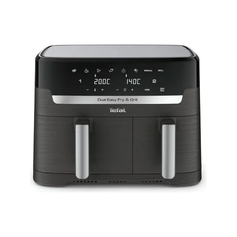 Мултифурна Tefal Dual Easy Fry & Grill AirFryer, Black (EY905B10)