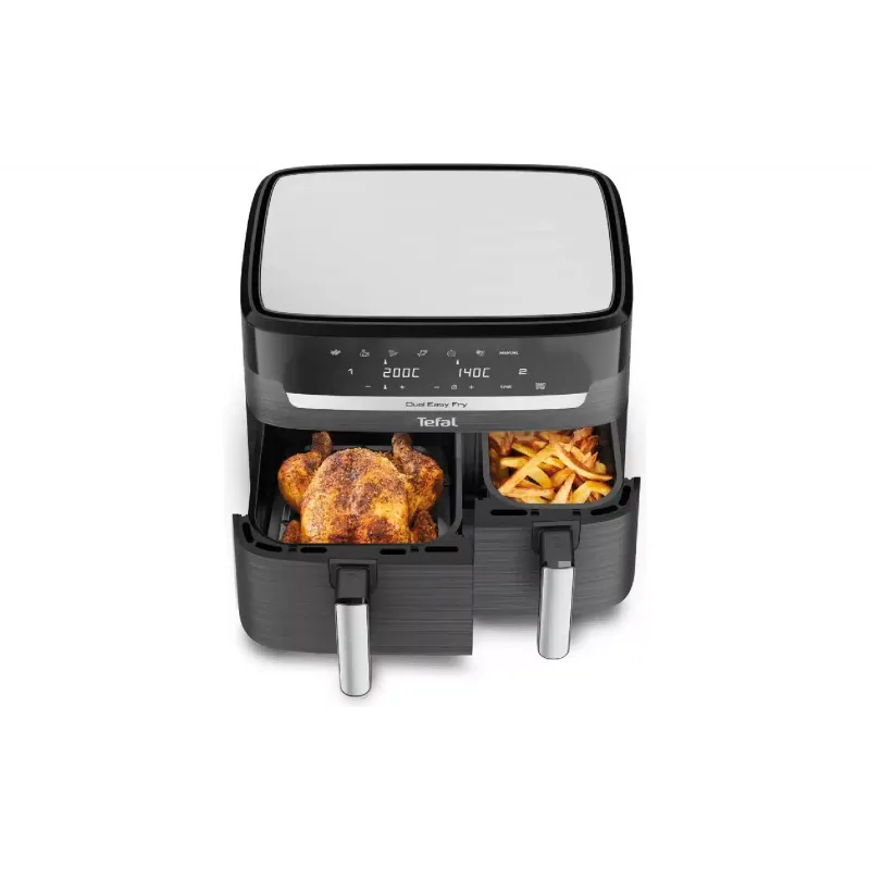 Мултифурна Tefal Dual Easy Fry & Grill AirFryer, Black (EY905B10)