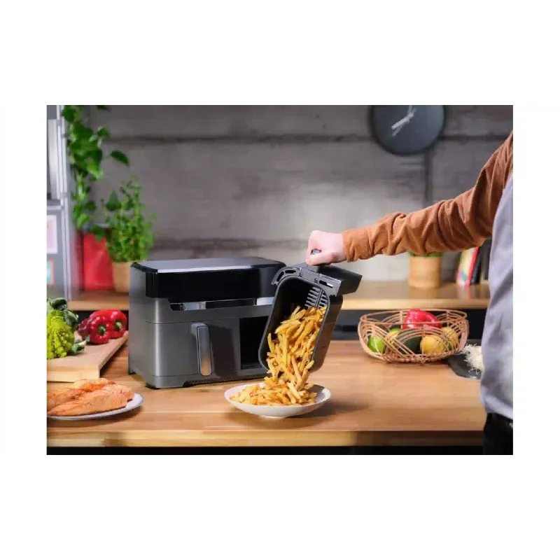 Мултифурна Tefal Dual Easy Fry & Grill AirFryer, Black (EY905B10)