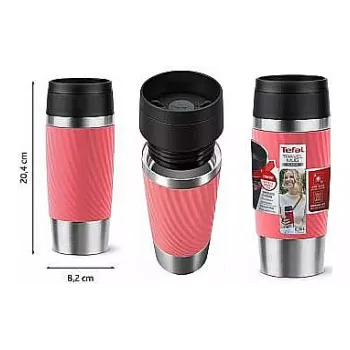Термочаша Tefal Travel Mug Classic Twist, Coral (N2024410)