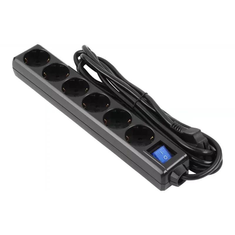 Cabo de extensão de rede 2E, Black (2E-U06ESM3BK)