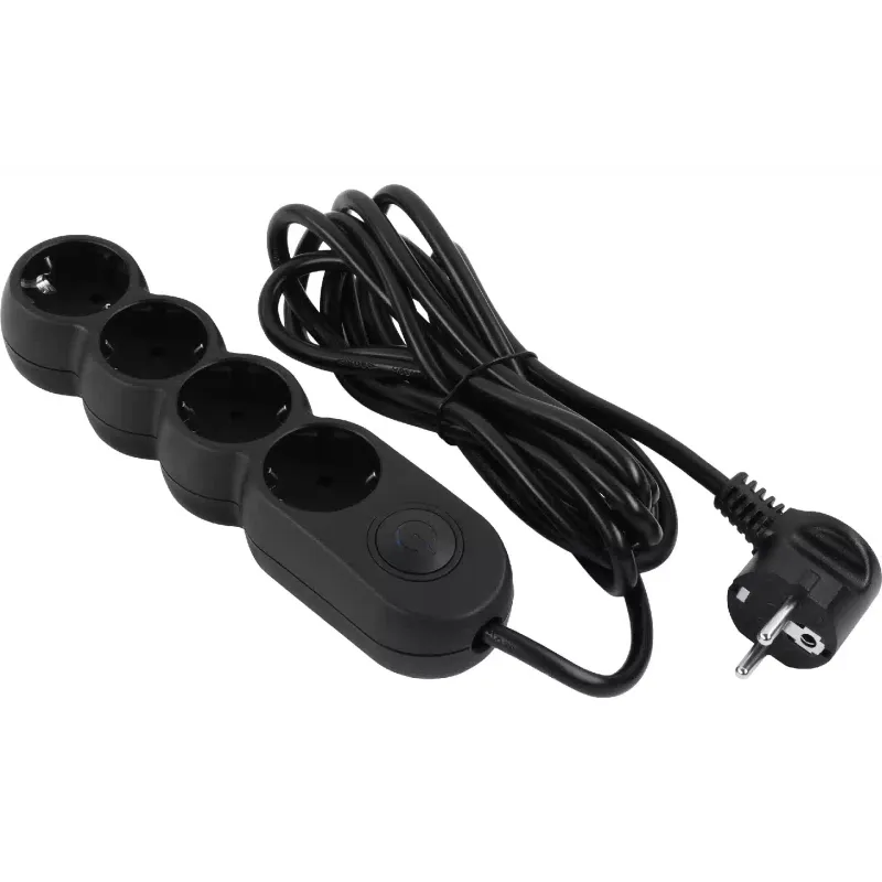 سلك تمديد الشبكة 2E, Black (2E-U04VESM3BK)