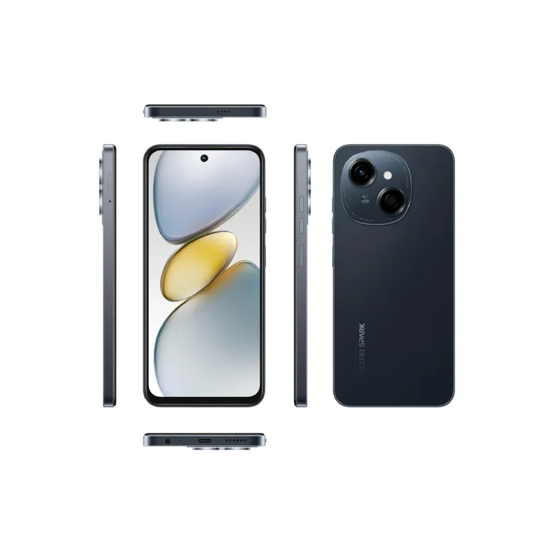 Teléfono inteligente Tecno Spark Go 1 KL4, Startrail Black (4894947036163)