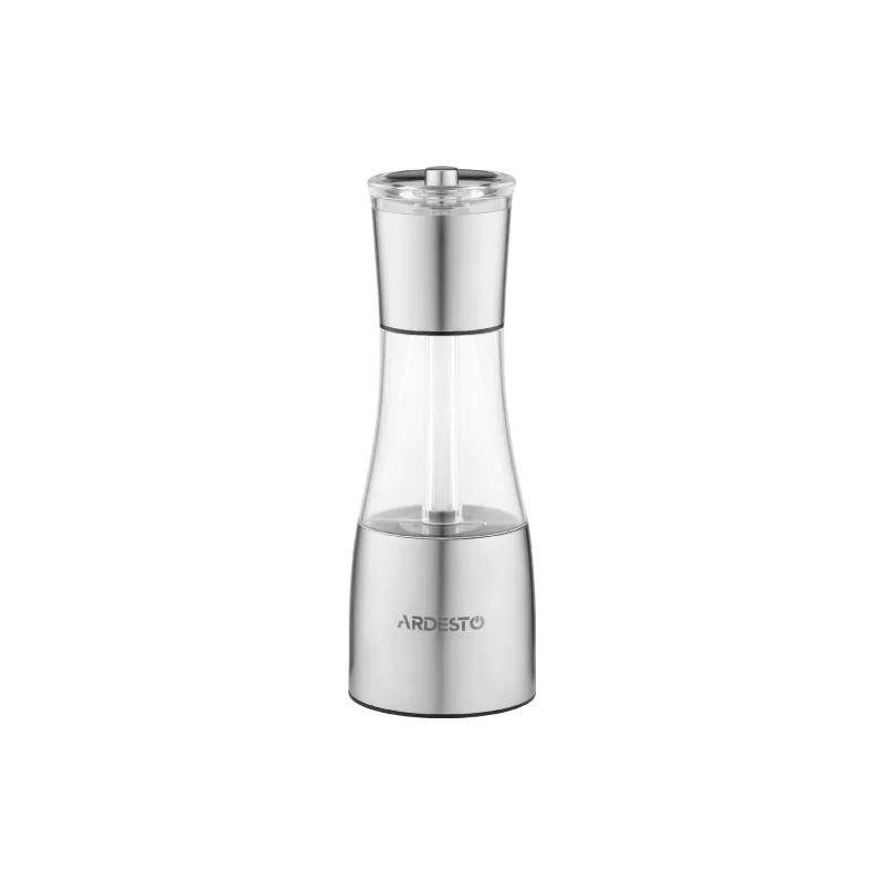 Salt and pepper mill Ardesto Gemini, Transparent (AR1419SS)