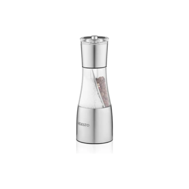 Salt and pepper mill Ardesto Gemini, Transparent (AR1419SS)
