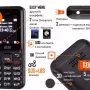 Mobiltelefon 2E S180, Black (694743653885)