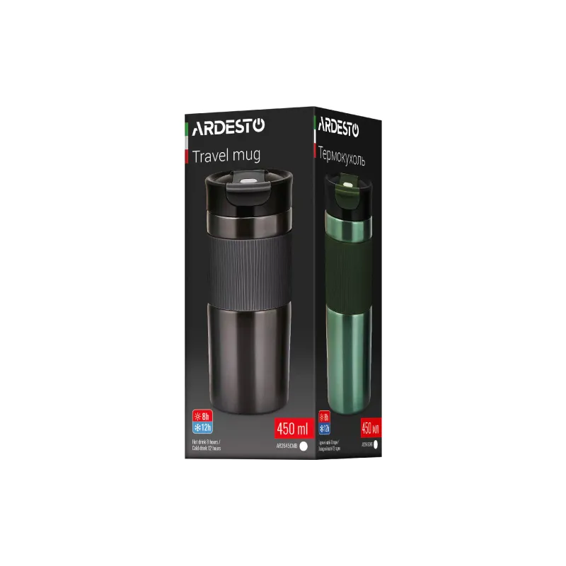 Θερμοκύπελλο Ardesto Comfort, Black (AR2645CMB)