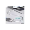 كابل الشحن والمزامنة Digitus USB-A - Lightning, White (AK-600108-010-W)